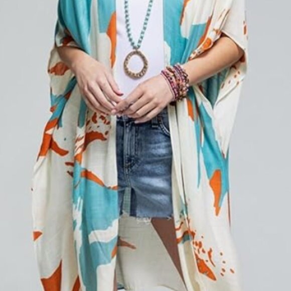 Kimono Boho Veraniego Oversize (Boho Oversized Summer Kimono) - Picture 9 of 9
